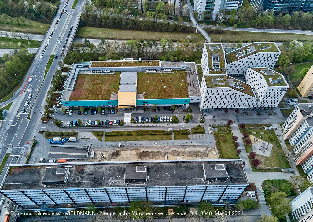 04.05.2021 - Baustelle Montessori Schule in Neuperlach