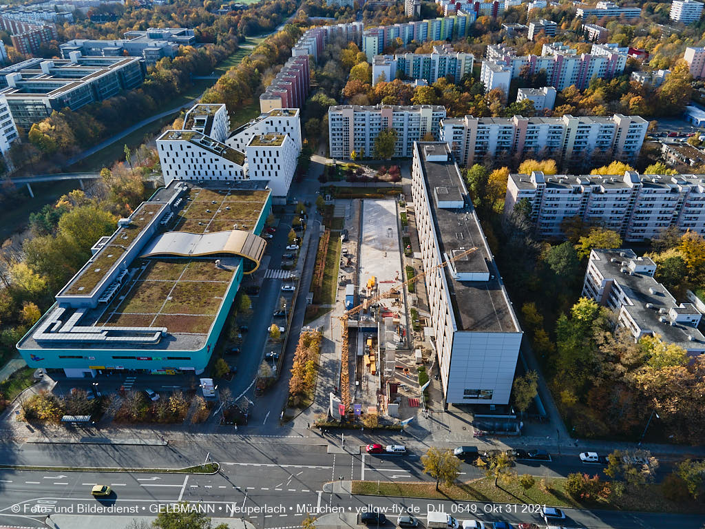 31.10.2021 - Baustelle Montessori Schule in Neuperlach