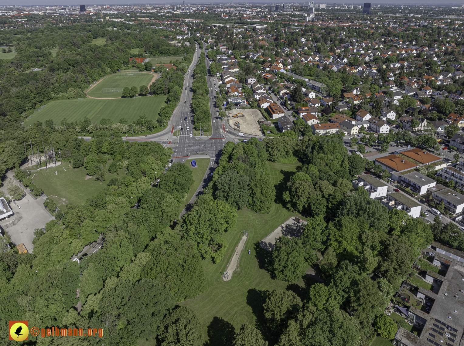 14.05.2024 - Bilder der Baustelle MONACO an der Heinrich-Wieland/Ecke Corinthstrasse in Neuperlach