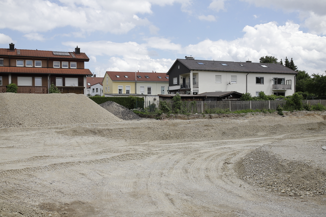 23.05.2024 - Bilder der Baustelle MONACO an der Heinrich-Wieland/Ecke Corinthstrasse in Neuperlach