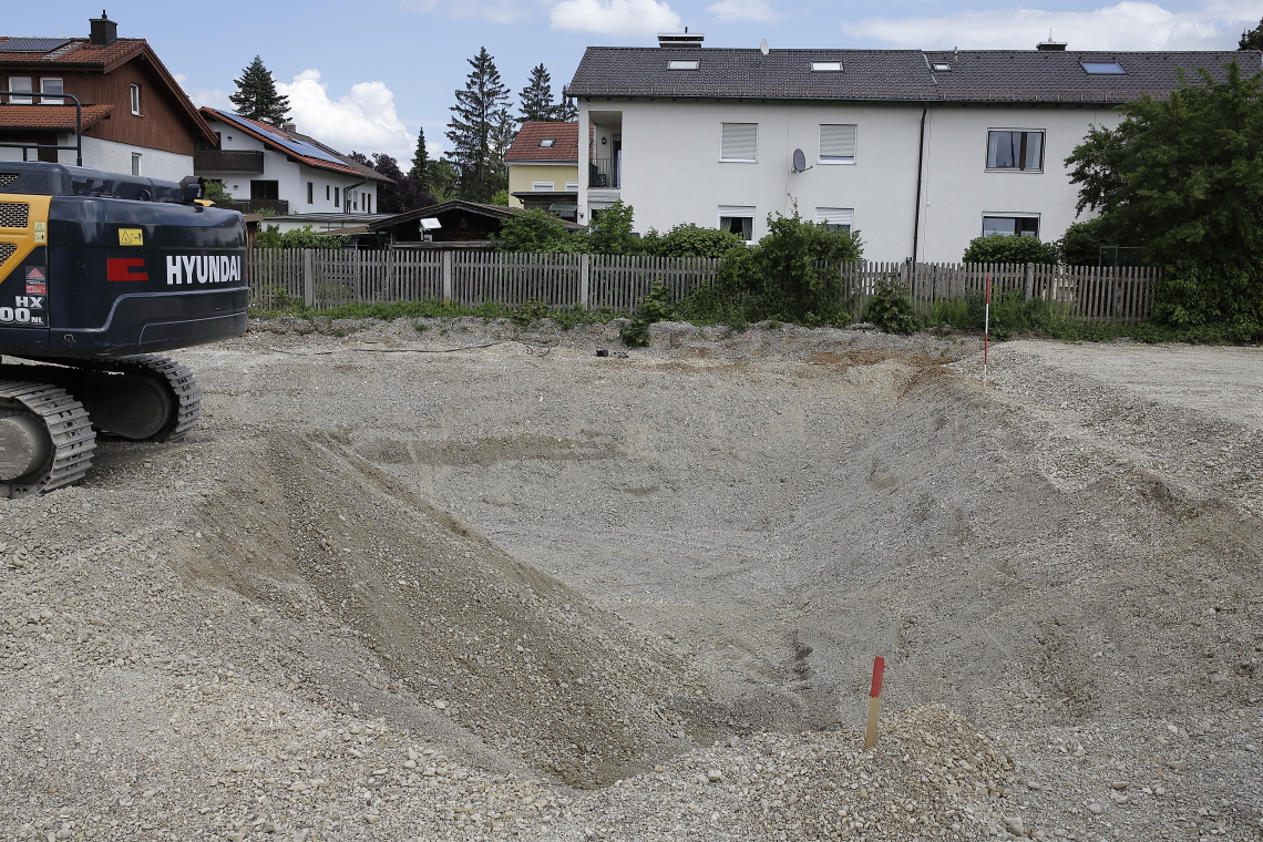 23.05.2024 - Bilder der Baustelle MONACO an der Heinrich-Wieland/Ecke Corinthstrasse in Neuperlach