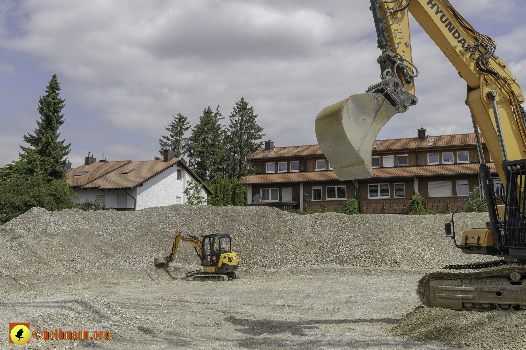 04.06.2024 - Bilder der Baustelle MONACO an der Heinrich-Wieland/Ecke Corinthstrasse in Neuperlach