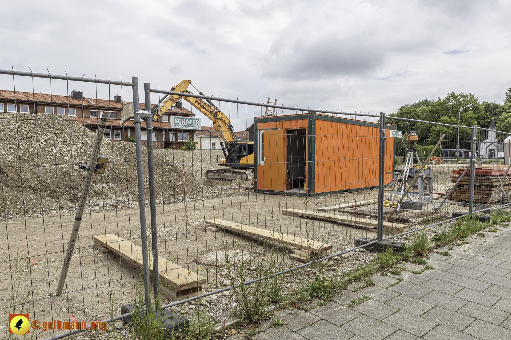 10.06.2024 - Bilder der Baustelle MONACO an der Heinrich-Wieland/Ecke Corinthstrasse in Neuperlach