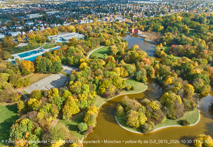 30.10.2026 - der Ostpark mit seinem See in Berg am Laim und in Neuperlach