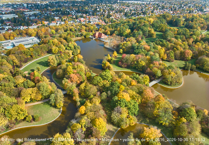 30.10.2026 - der Ostpark mit seinem See in Berg am Laim und in Neuperlach