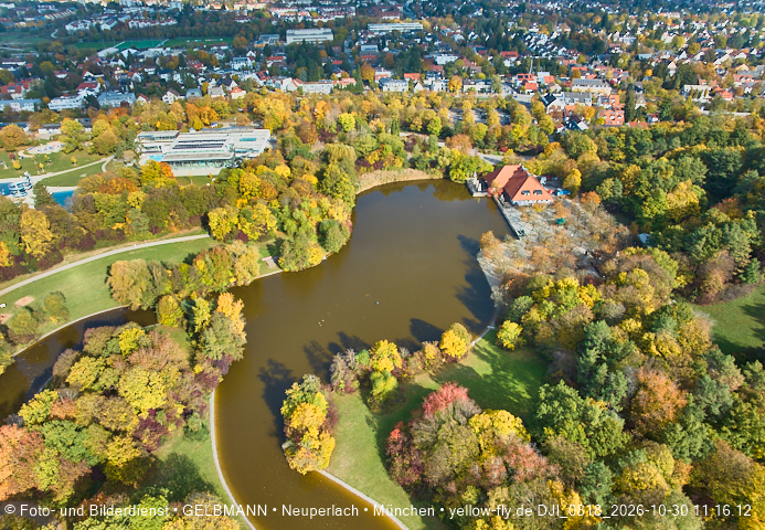 30.10.2026 - der Ostpark mit seinem See in Berg am Laim und in Neuperlach