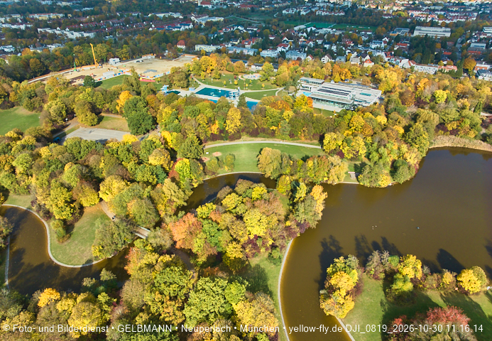 30.10.2026 - der Ostpark mit seinem See in Berg am Laim und in Neuperlach