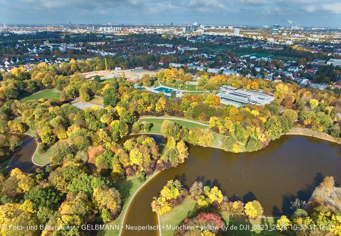 30.10.2026 - der Ostpark mit seinem See in Berg am Laim und in Neuperlach