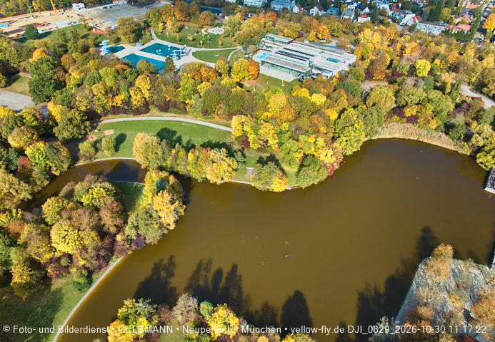 30.10.2026 - der Ostpark mit seinem See in Berg am Laim und in Neuperlach