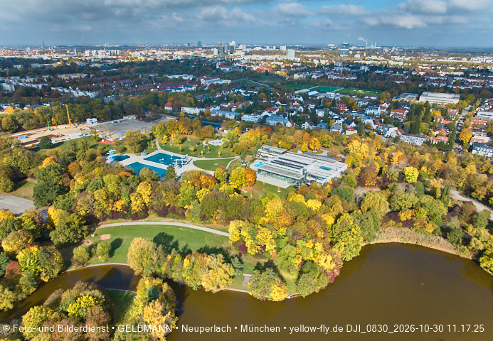 30.10.2026 - der Ostpark mit seinem See in Berg am Laim und in Neuperlach