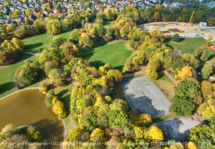 30.10.2026 - der Ostpark mit seinem See in Berg am Laim und in Neuperlach
